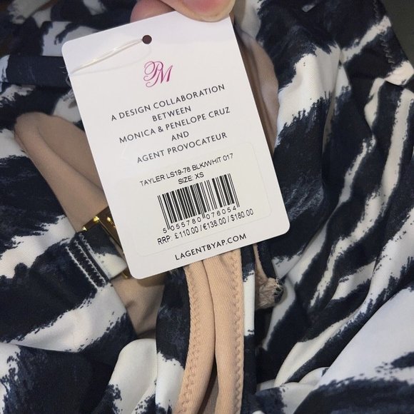 L’AGENCE Agent Provocateur Swim Suit One Piece NWT Tayler XS Animal Print 1C - Picture 5 of 5